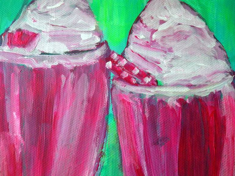 Original Abstract Expressionism Food & Drink Painting by Marie Steffin