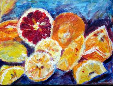 Still life (Lemons, oranges and grapefruits) thumb