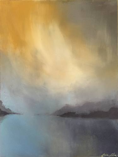 Original Abstract Landscape Paintings by erin laughlin