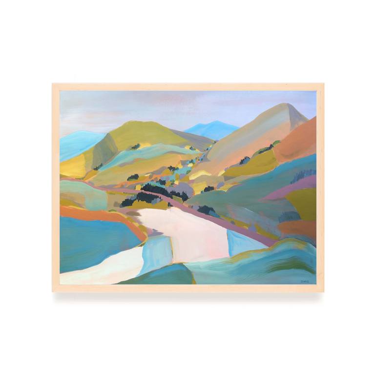 Original Abstract Landscape Painting by Pete Oswald