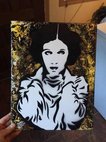 Princess Leia Spray Painting thumb