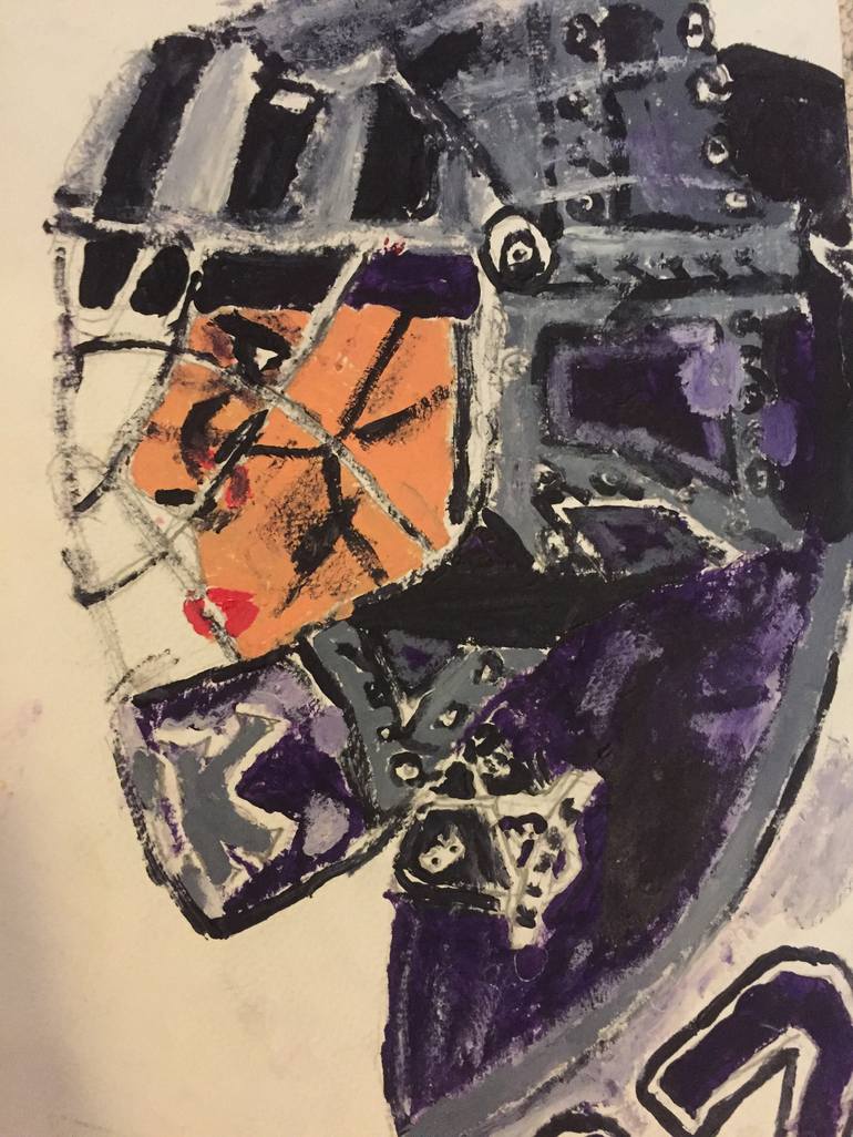 hockey goalie drawings