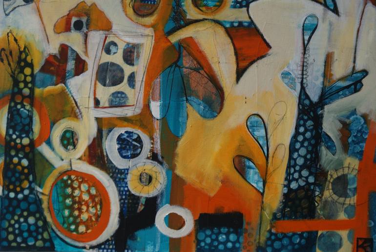 Original Abstract Painting by Karlene Banfield