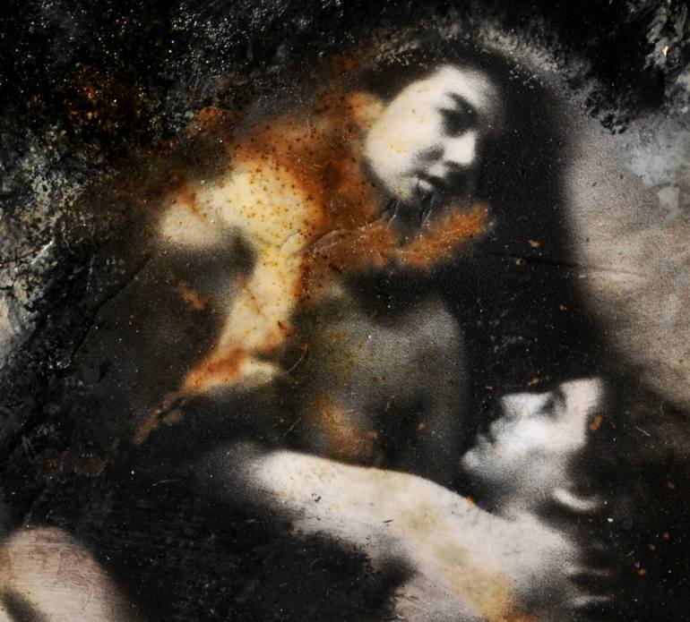 Original Conceptual Nude Mixed Media by Kevin Rolly