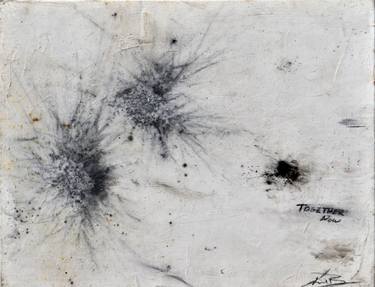 Original Abstract Expressionism Love Mixed Media by Kevin Rolly