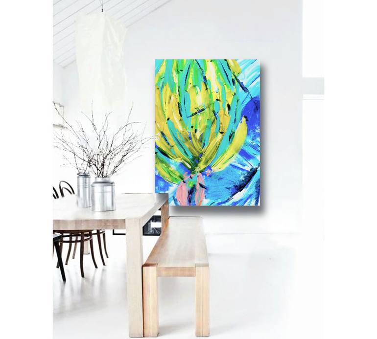 Original Conceptual Botanic Painting by Elena De Hados