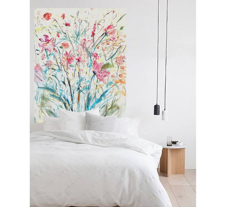 Original Impressionism Floral Painting by Elena de hados