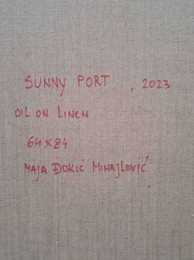 Original Impressionism Seascape Painting by Maja ĐOkić Mihajlović