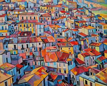 Original Impressionism Cities Paintings by Maja Đokić Mihajlović