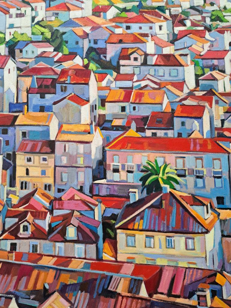 Original Contemporary Cities Painting by Maja Đokić Mihajlović