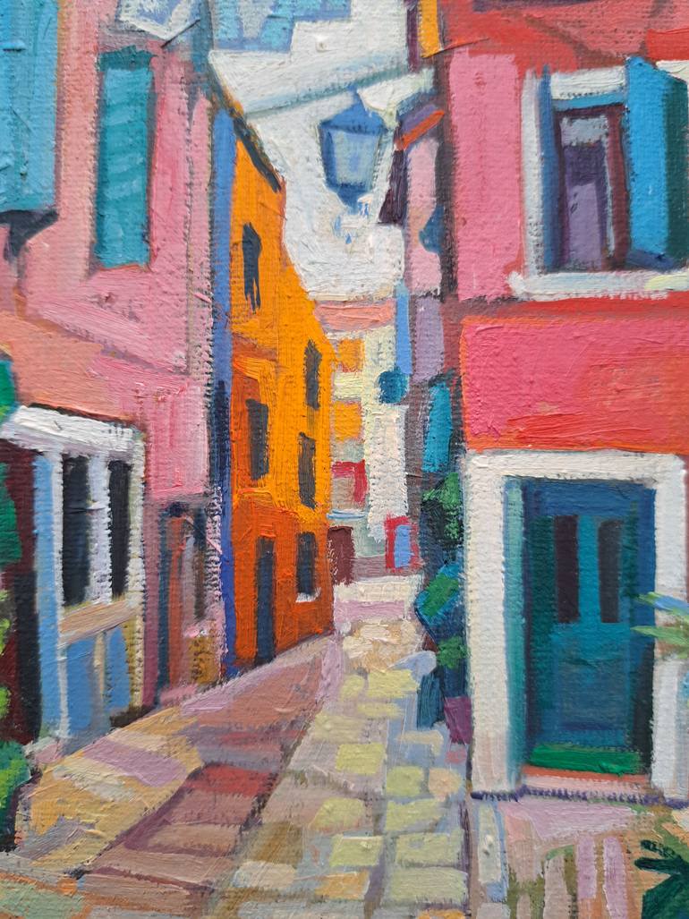 Original Impressionism Cities Painting by Maja ĐOkić Mihajlović