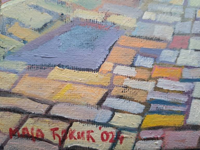 Original Impressionism Cities Painting by Maja ĐOkić Mihajlović