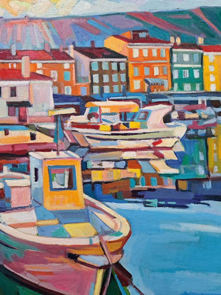 Original Contemporary Cities Painting by Maja Đokić Mihajlović