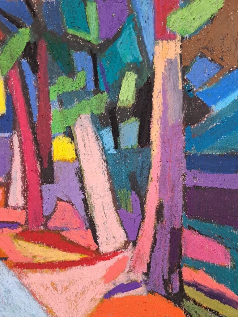 Original Figurative Landscape Drawing by Maja ĐOkić Mihajlović