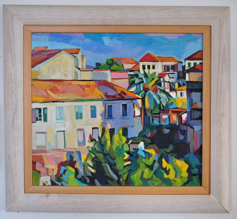 Original Fine Art Cities Painting by Maja Đokić Mihajlović