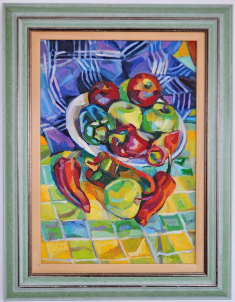 Original Modern Still Life Painting by Maja Đokić Mihajlović