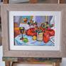 Dimension with frame is 22,9 x 27,7 x 2 cm