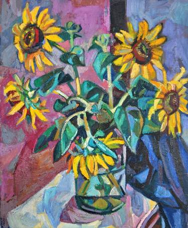 Original Impressionism Floral Paintings by Maja Đokić Mihajlović