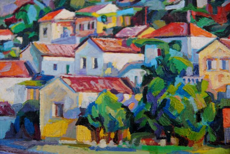 Original Figurative Places Painting by Maja Đokić Mihajlović