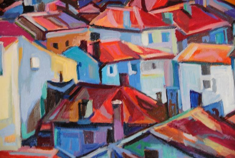Original Figurative Architecture Painting by Maja ĐOkić Mihajlović