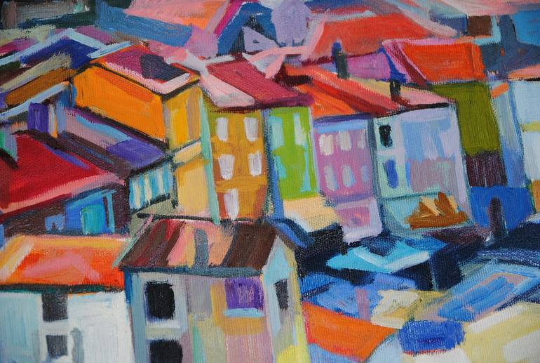 Original Figurative Architecture Painting by Maja ĐOkić Mihajlović