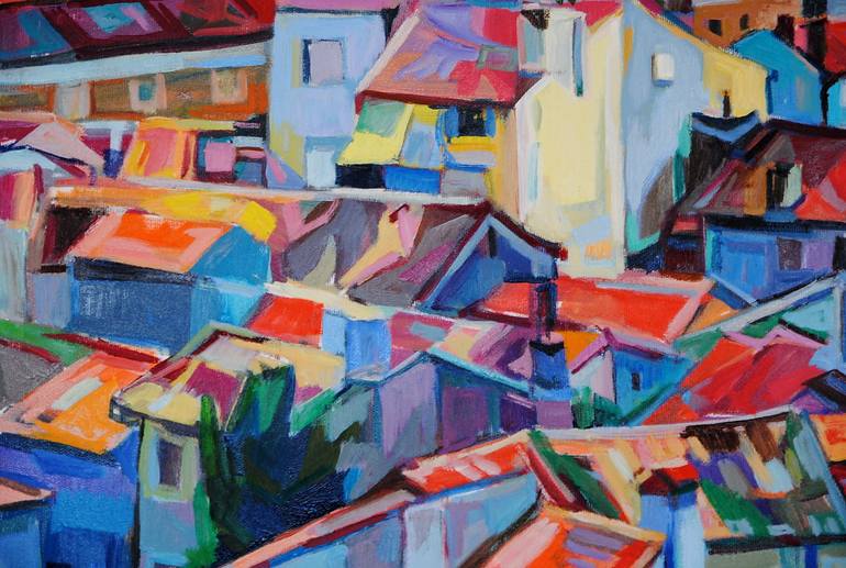Original Figurative Architecture Painting by Maja ĐOkić Mihajlović