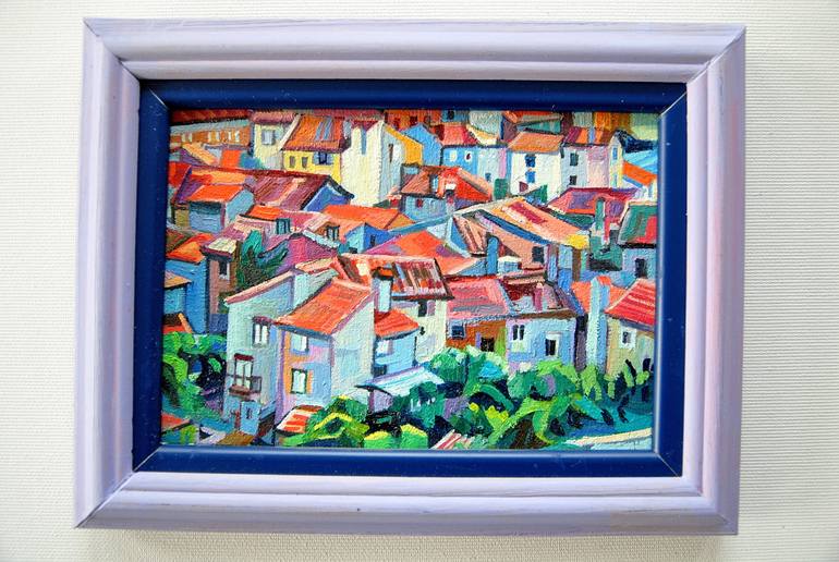 Original Fine Art Cities Painting by Maja Đokić Mihajlović