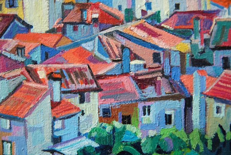 Original Fine Art Cities Painting by Maja Đokić Mihajlović