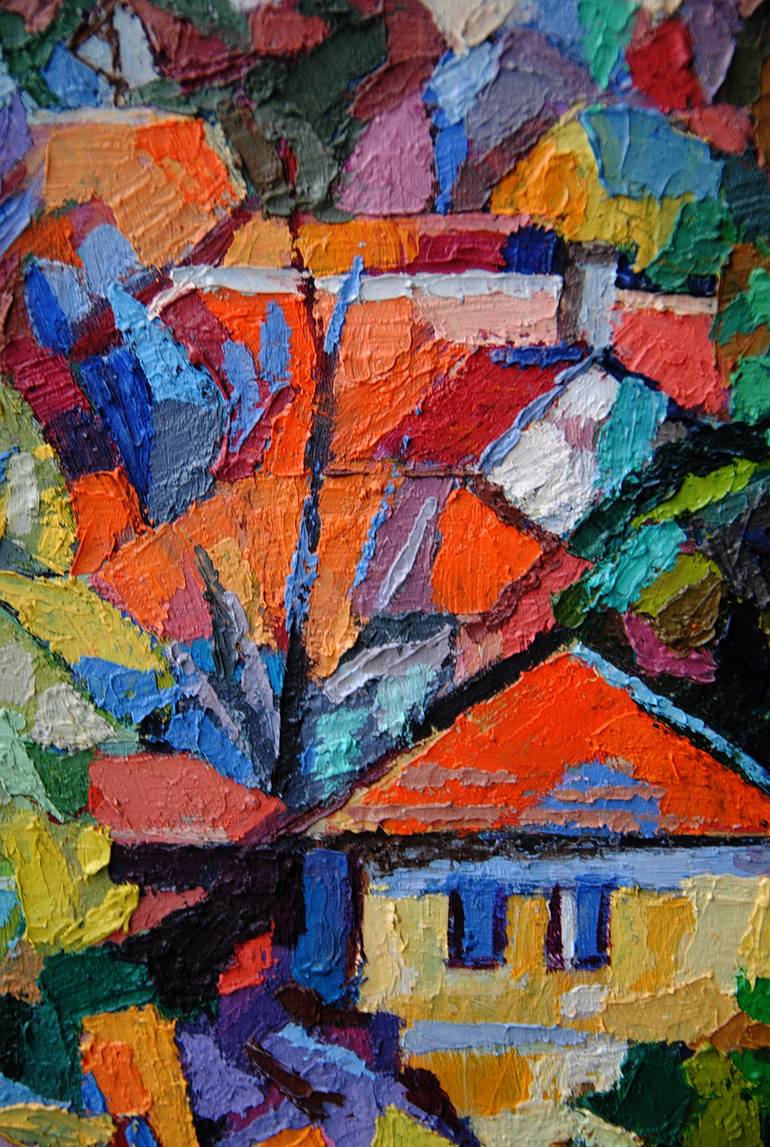 Original Figurative Rural life Painting by Maja ĐOkić Mihajlović