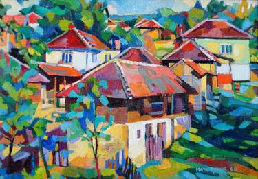 Print of Rural life Paintings by Maja Đokić Mihajlović