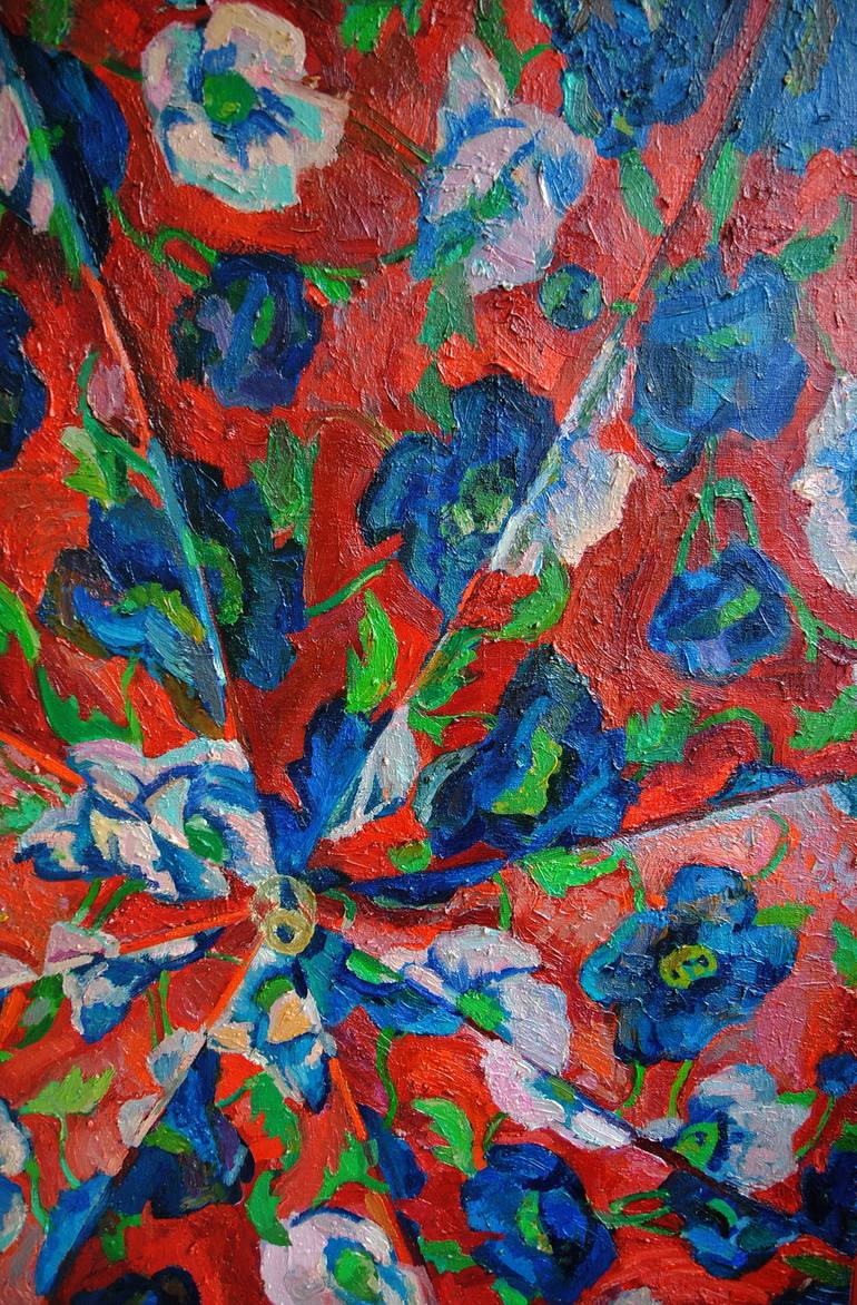 Original Floral Painting by Maja Đokić Mihajlović