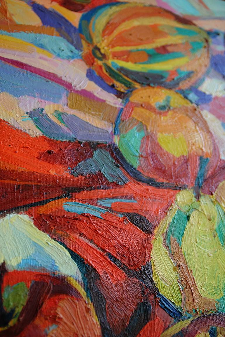 Original Abstract Expressionism Still Life Painting by Maja ĐOkić Mihajlović