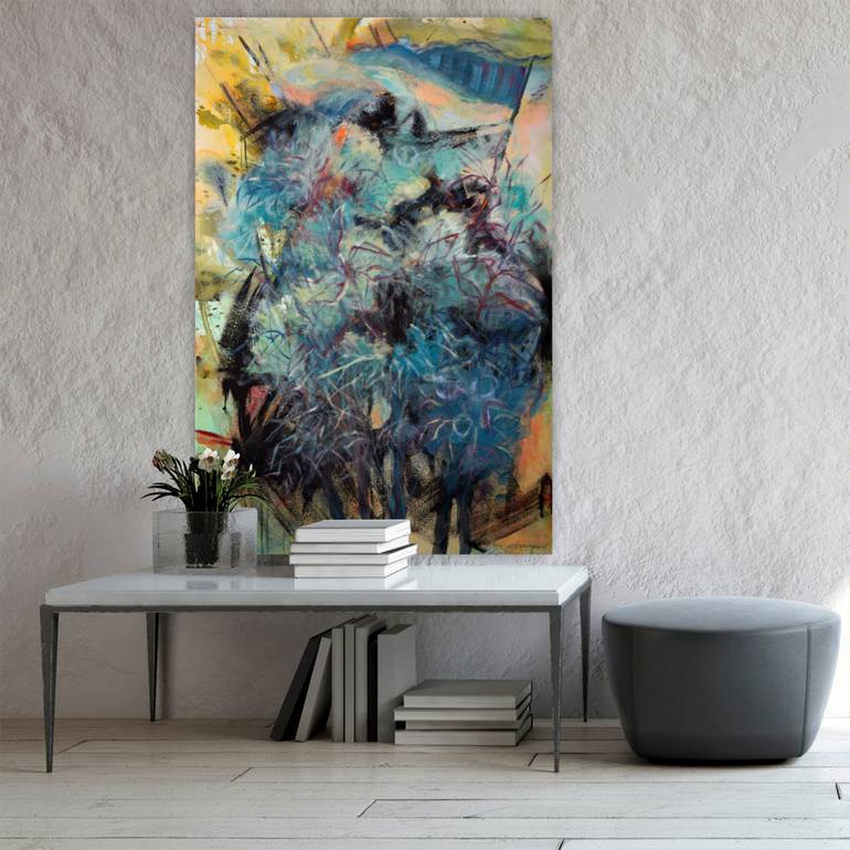 Original Abstract Expressionism Abstract Painting by Uwe Fehrmann