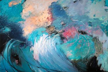 Original Abstract Expressionism Seascape Paintings by Uwe Fehrmann