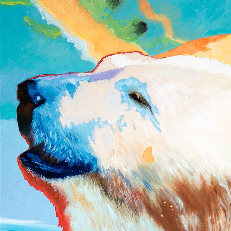 Original Figurative Animal Painting by Uwe Fehrmann