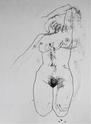 Print of Realism Nude Drawings by Diana Rutetska