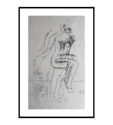 Print of Abstract Nude Drawings by Diana Rutetska