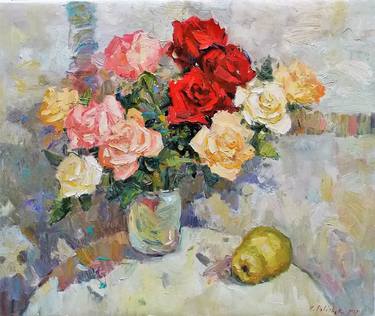 Print of Expressionism Still Life Paintings by Vladislava Polishchuk