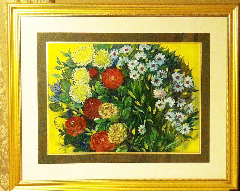 Original Illustration Floral Painting by Younsuk Noh