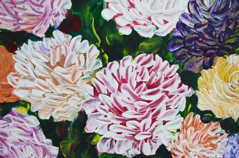 Original Impressionism Floral Painting by Younsuk Noh