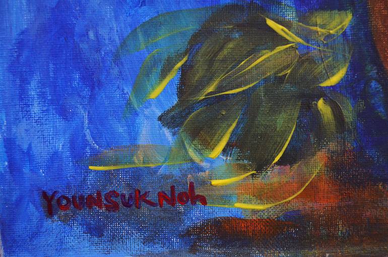 Original Impressionism Floral Painting by Younsuk Noh