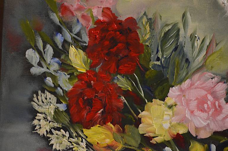 Original Fine Art Floral Painting by Younsuk Noh