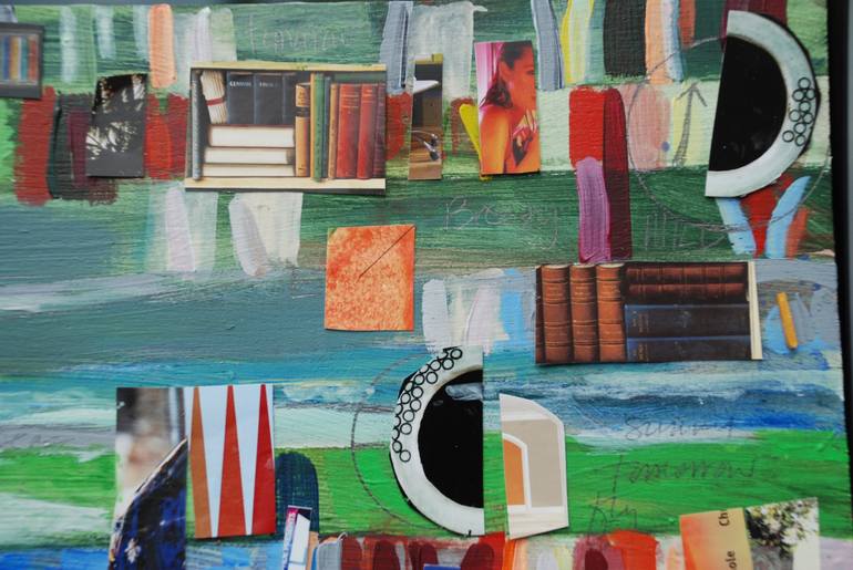 Original Abstract Collage by Jane Runyeon