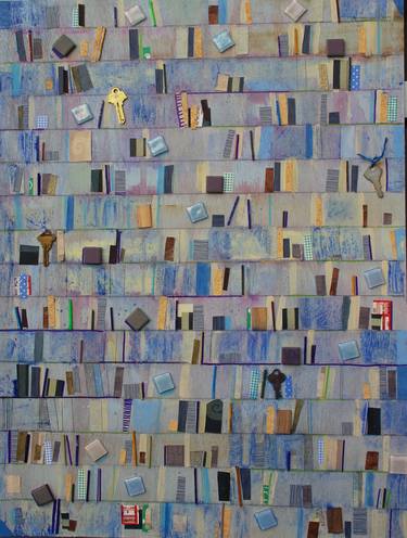 Original Abstract Education Collage by Jane Runyeon