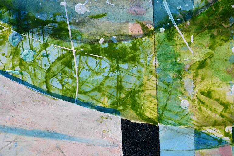 Original Abstract Expressionism Abstract Painting by Jane Runyeon