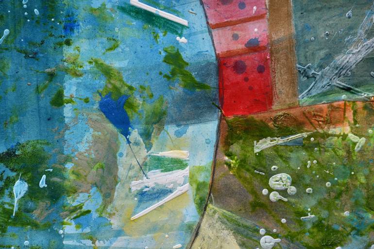 Original Abstract Expressionism Abstract Painting by Jane Runyeon