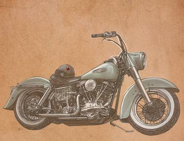Harley davidson motorcycle thumb