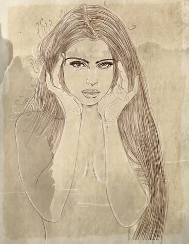 Print of Fine Art Portrait Mixed Media by Silvia Gaudenzi