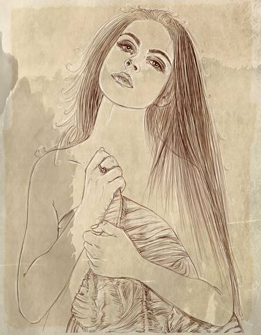 Print of Fine Art Women Mixed Media by Silvia Gaudenzi