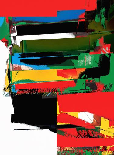 Original Abstract Expressionism Abstract Digital by Milan Terzic